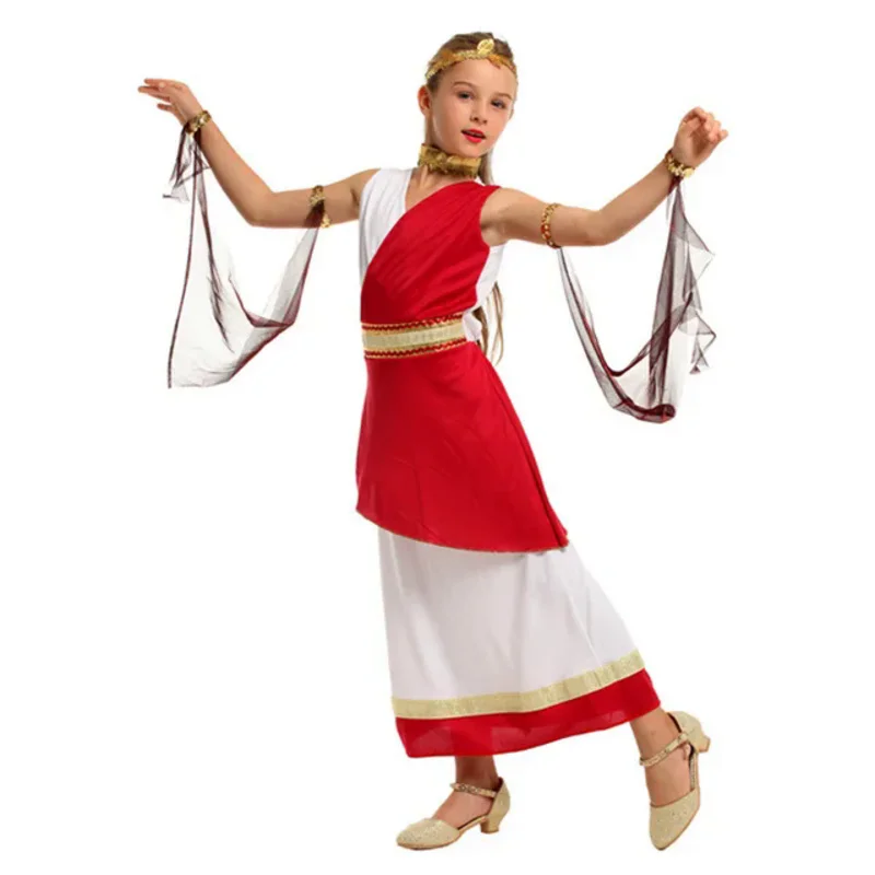 Детский костюм в стиле древней греческой богини