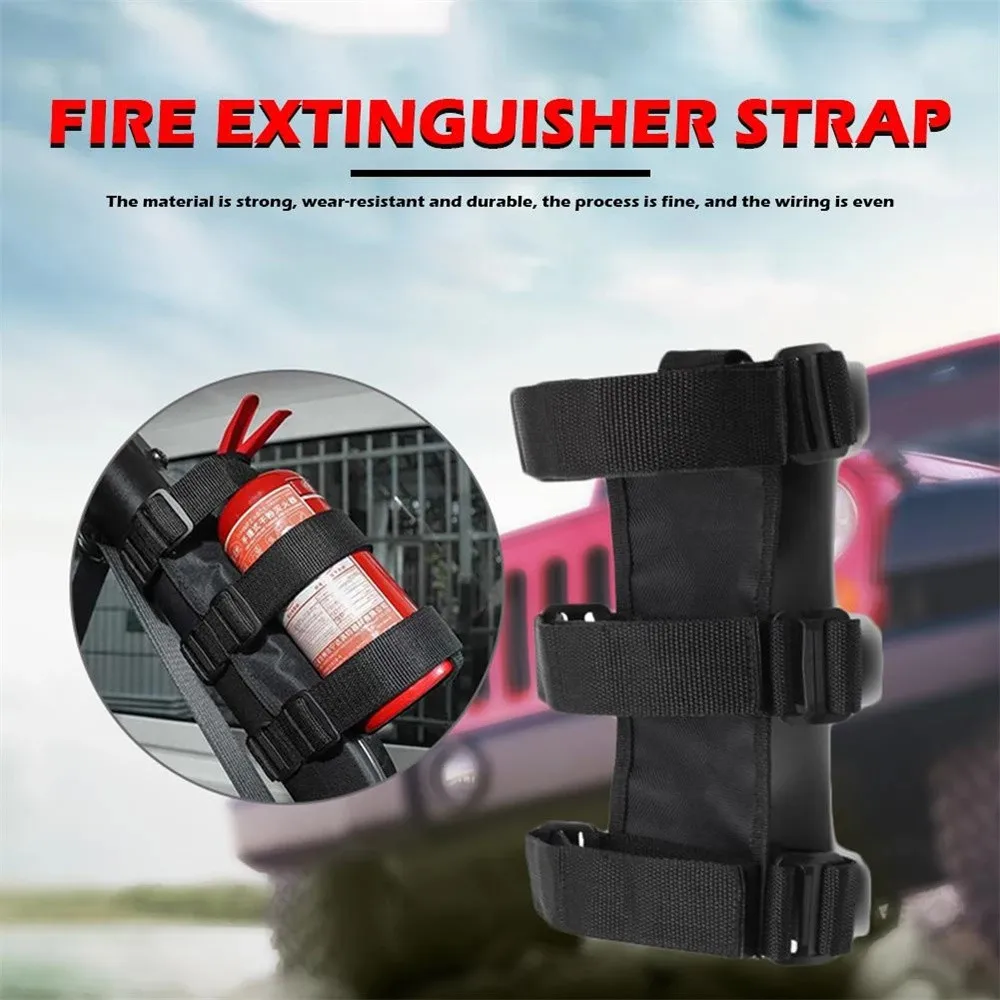 

Auto Car Fire Extinguisher Holder Mount Bracket Strap Not Loose Sticky