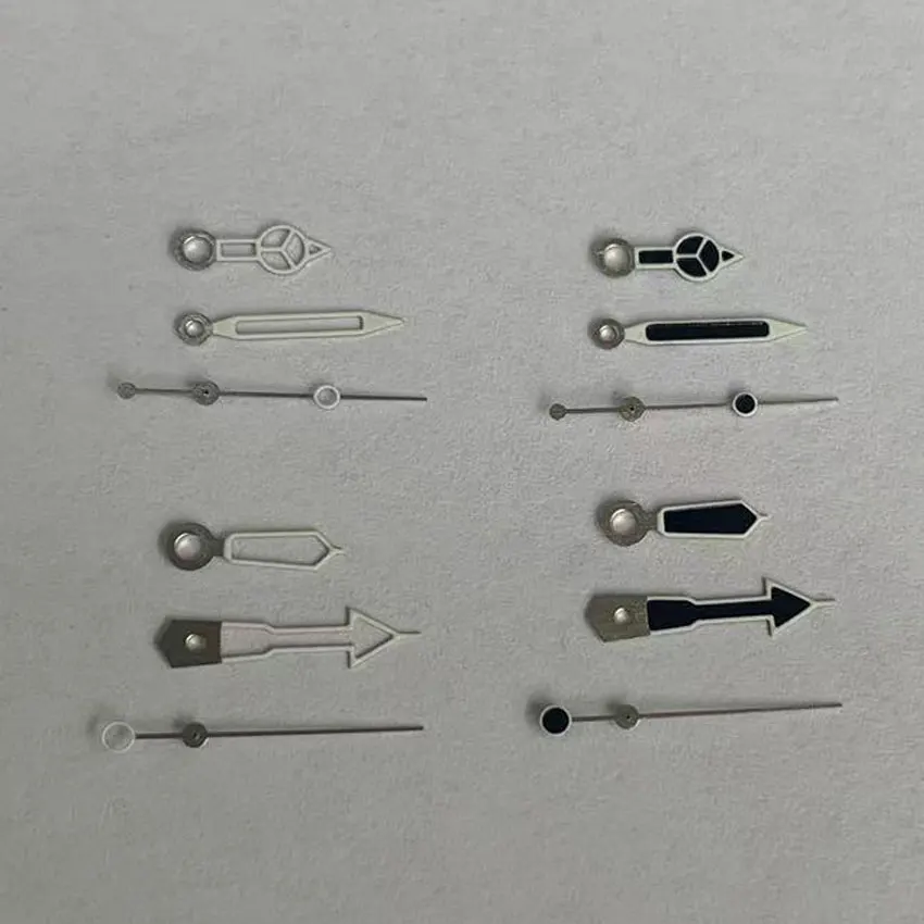 

NH35 ручной Скелет рука черная рука C3 зеленая светящаяся SKX007 NH35/36 механизм часы Модификация аксессуары циферблат чехол