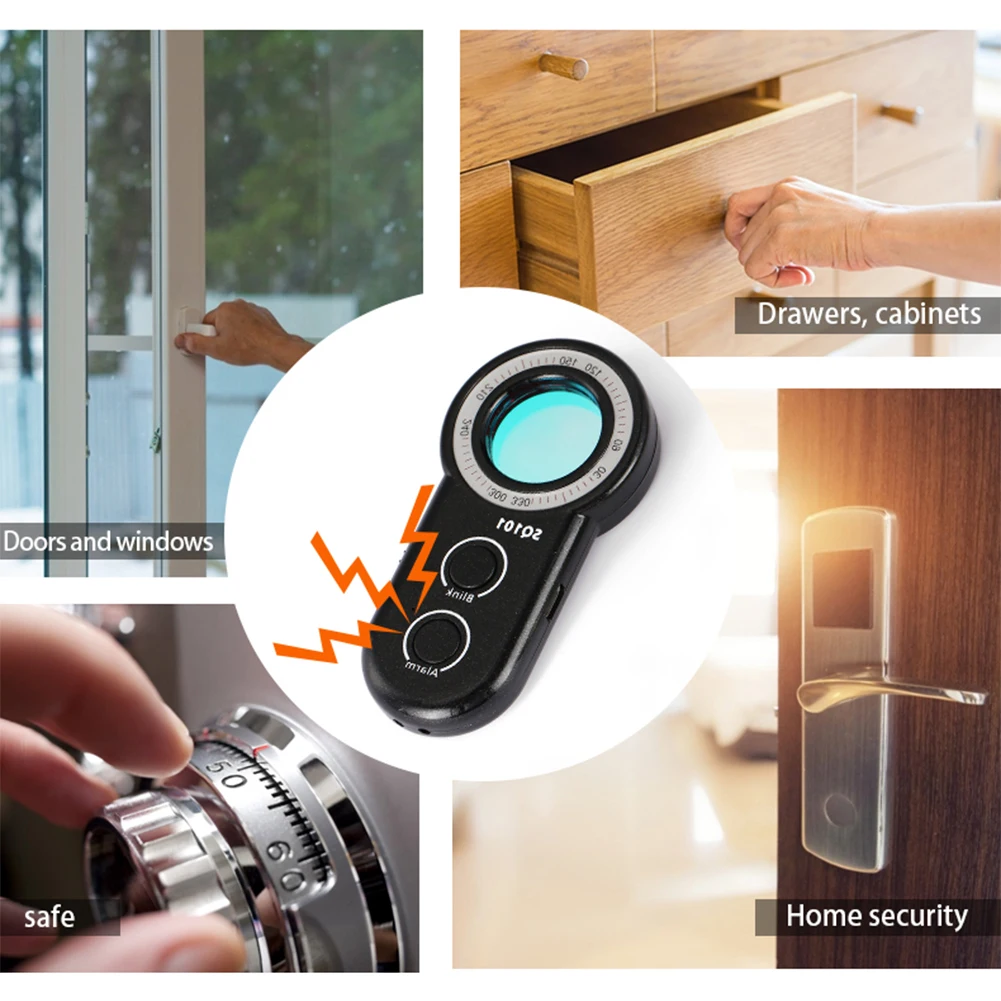 portable hidden camera detector infrared vibration anti candid alarm detector anti eavesdropping anti monitoring scanner free global shipping