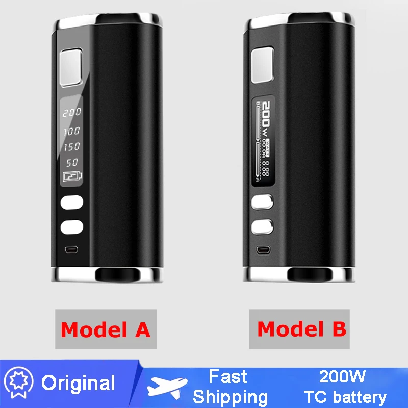 

Vape Box Mod Kit 200W TC Device 4400 Mah Battery OLED Adjustable Voltage With 510 Thread Electronic Cigarette Ecig Vapor