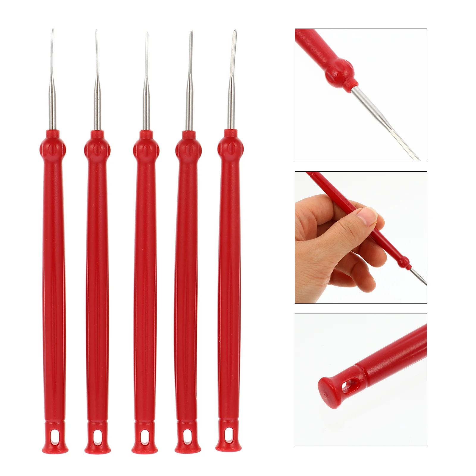 

1 Set of 5Pcs Vehicle Wiring Tools Plug Terminal Remover Plug Pin Dismount Tool