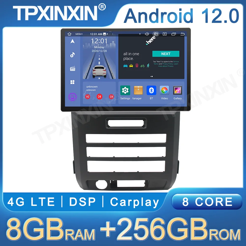 

Автомагнитола на Android 12 для Ford Raptor F150 2008-2014, автоматический GPS аудио Carplay видео, центральный мультимедийный плеер, стерео устройство 13,3