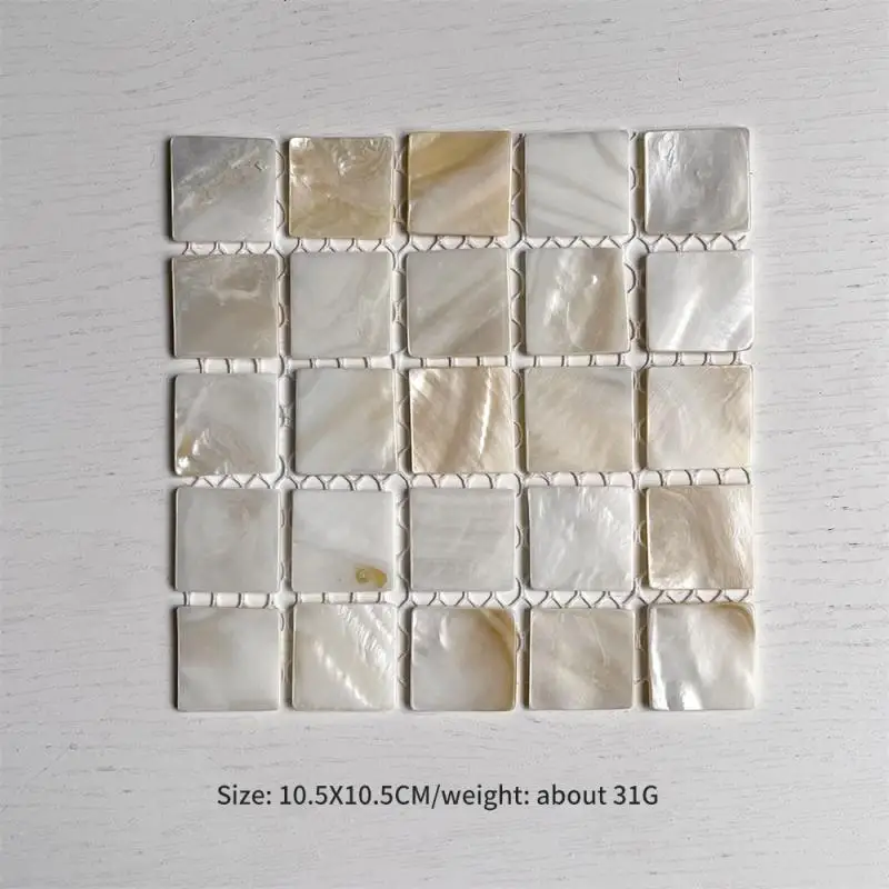 

Natural Shell Thermal Insulation Coaster Ornament Insulated Coaster Ins Korean Style Square Coaster Coaster