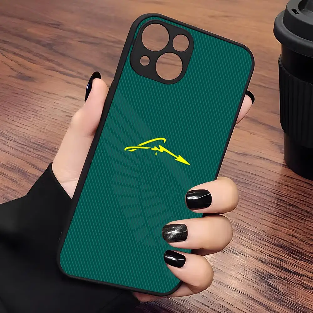 Чехол для телефона F1 Fernando Alonso матовый прозрачный Iphone 16 15 14 13 Mini 12 Pro 7 8 11 XR Xs X Plus