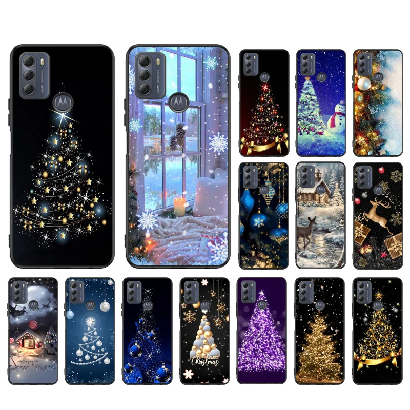 

Christmas Tree Phone Case for Motorola Moto E32 E20 E40 G22 G52 G20 G30 G100 G60 G50 G10 GPure GStylus G9 One Action Macro