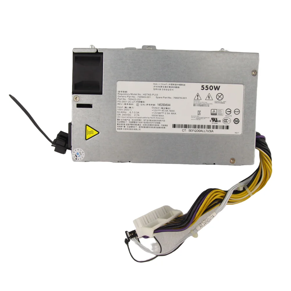 Для HP Server Power 550W HSTNS-PL53 748949-001 766879-001 765423-201 PS-2551-2C-LF Psu б/у