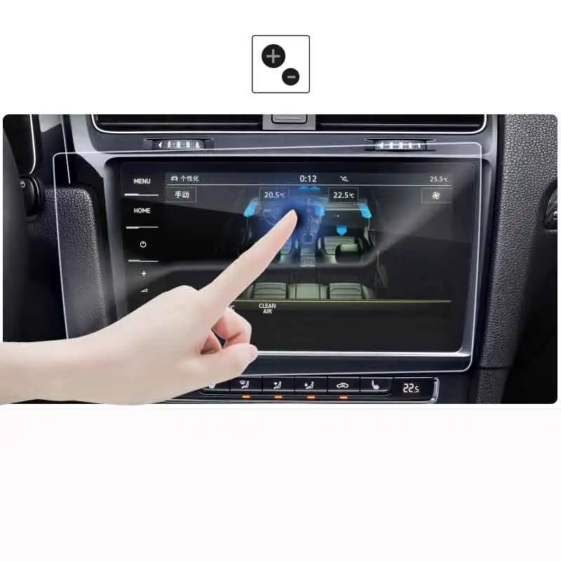 

For Volkswagen golf 7 7.5/facelift 2018-2020 9.2 inch infotainment Car GPS Navigation Tempered Glass Screen protector Film