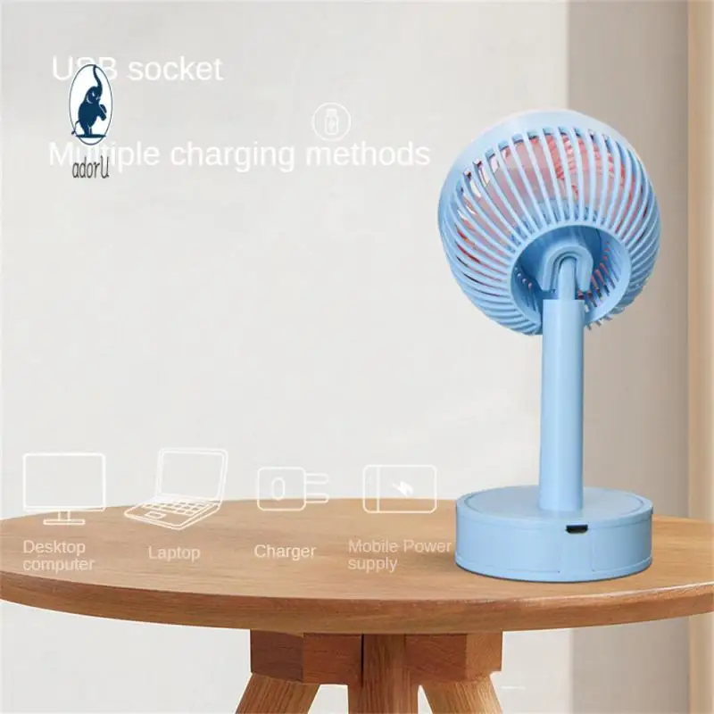 

Новый миниатюрный Электрический вентилятор с тремя скоростями, Регулируемый Настольный маленький вентилятор, студенческий Настольный портативный вентилятор с Usb-зарядкой, настольный мини-вентилятор