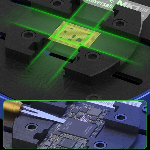 ‌ Приспособление для пайки Mechanic MK1 SE, 50 мм, коаксиальный зажим, без инструмента, ремонтный зажим для пайки печатных плат, зажим для удаления чипов и клея