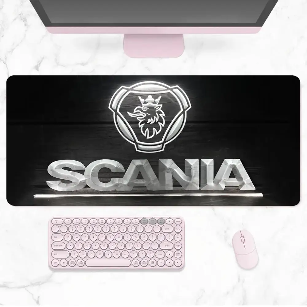 L-Luxury Car S-SCANIA логотип коврик для мыши Аниме игровой компьютерный Настольный