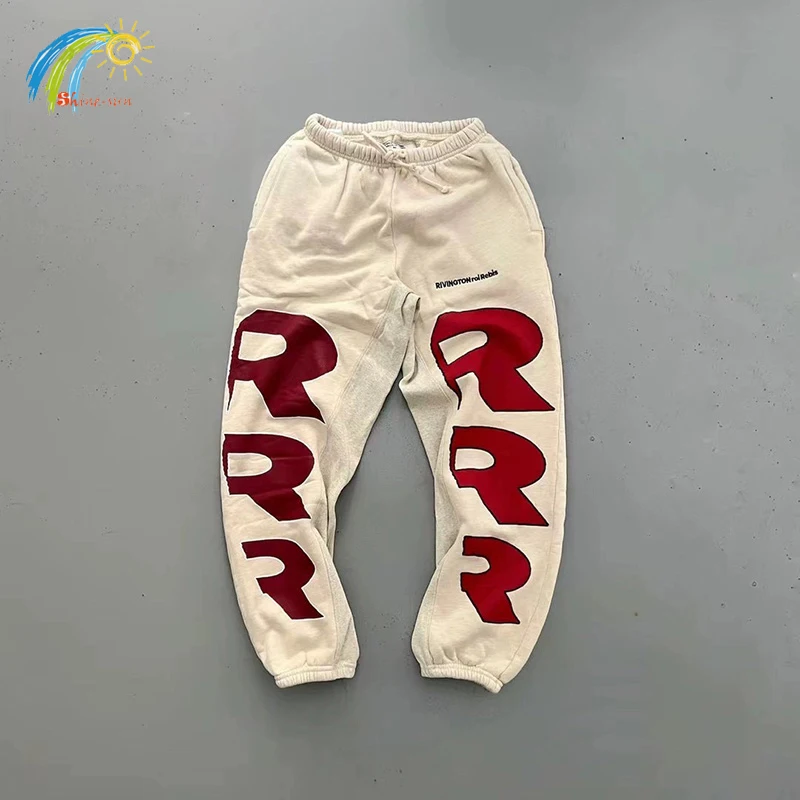 Спортивные штаны 24FW RRR123 для мужчин и женщин хлопковые классические повседневные