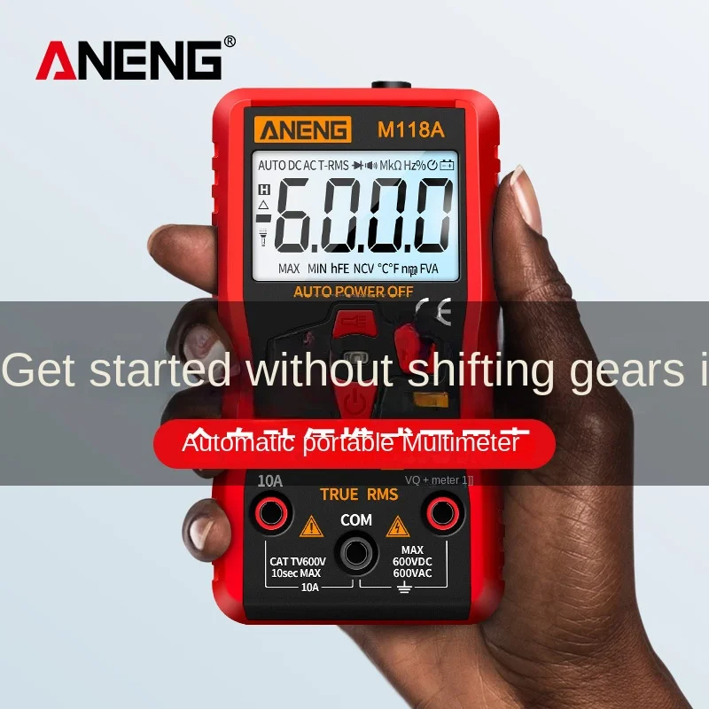 ANENG high-precision full-automatic range multimeter multi-function small electrical instruments digital multimeter
