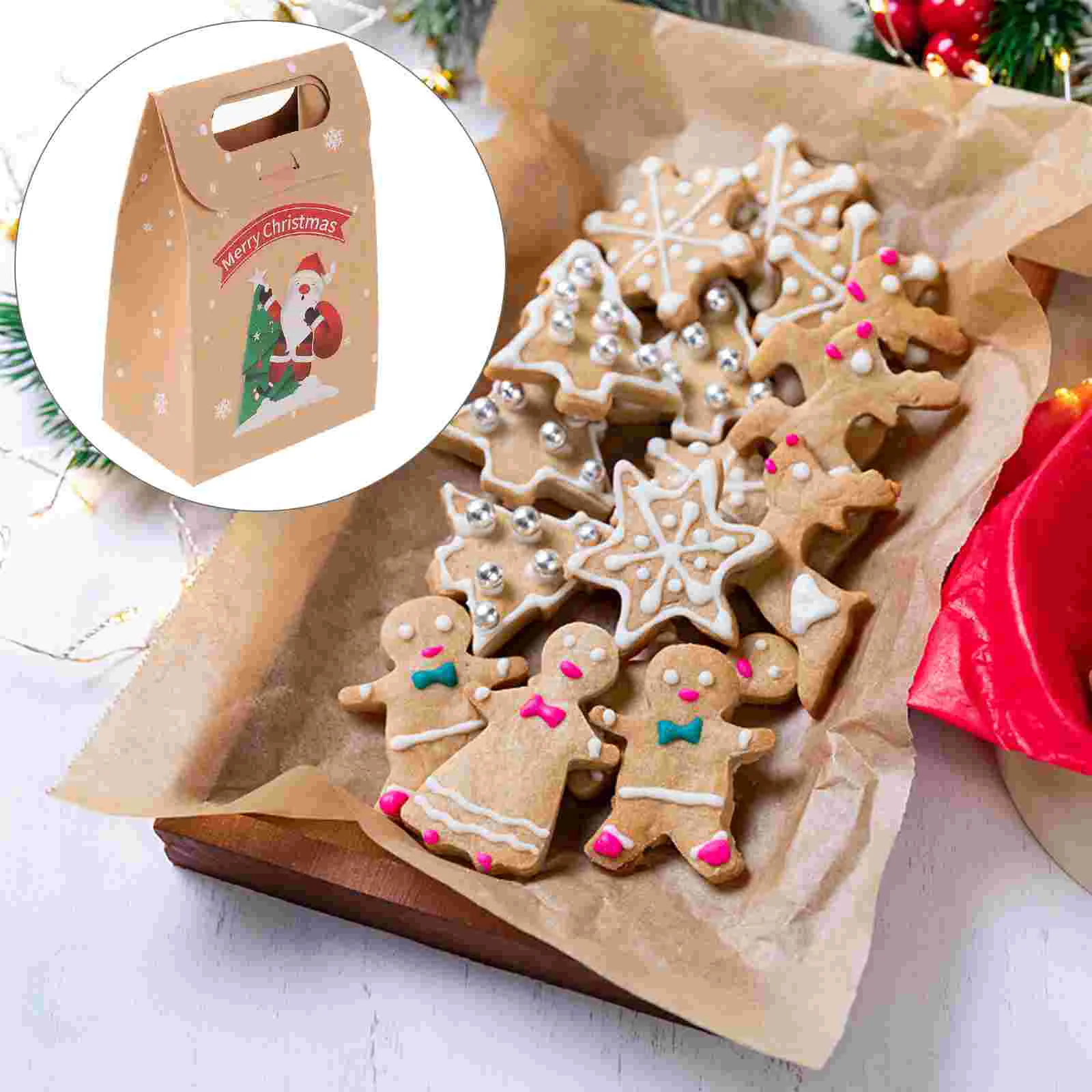 

24pcs Christmas Gift Bags Snowman Candy Bags Cartoon Goody Bags Decoraton