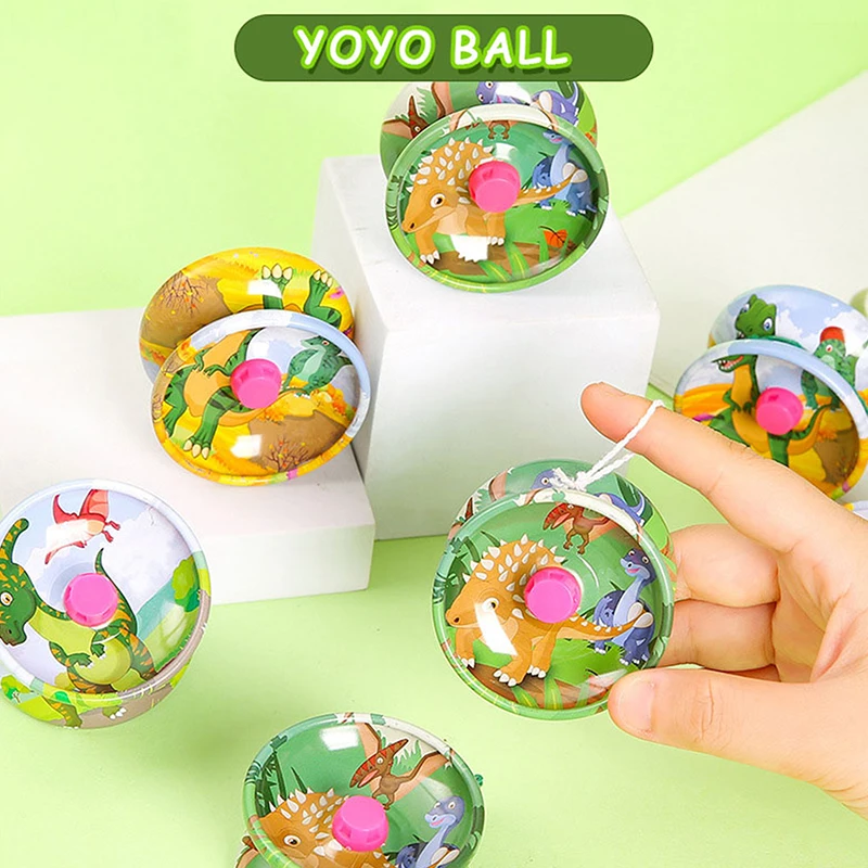 

1 шт. сплав динозавр йо шар с веревкой игрушки для начинающих взрослых детей Классическая модная игрушка подарок для мальчиков