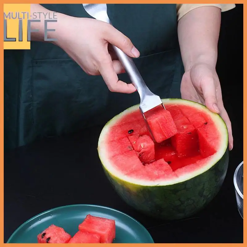 

Household Watermelon Cutter Artifact Multi-use Creative Fruit Divider Fruit Tool Corer Kitchen Cutter Utensil Double Head