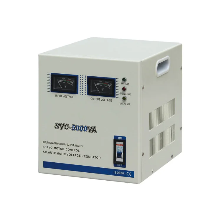 

SVC- 5000VA single phase AC Automatic Voltage Stabilizer