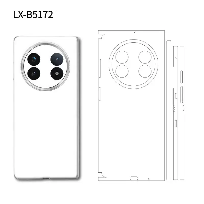 Фото Красочная наклейка на кожу для VIVO X FOLD 5/3/2 задняя крышка, новый дизайн, наклейка премиум-класса для печати №5