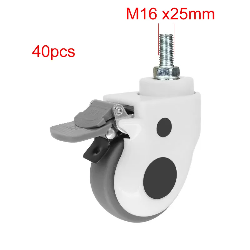 

5inch x40pcs ,M16x25mm , For Hospital trolley Electronic equipment