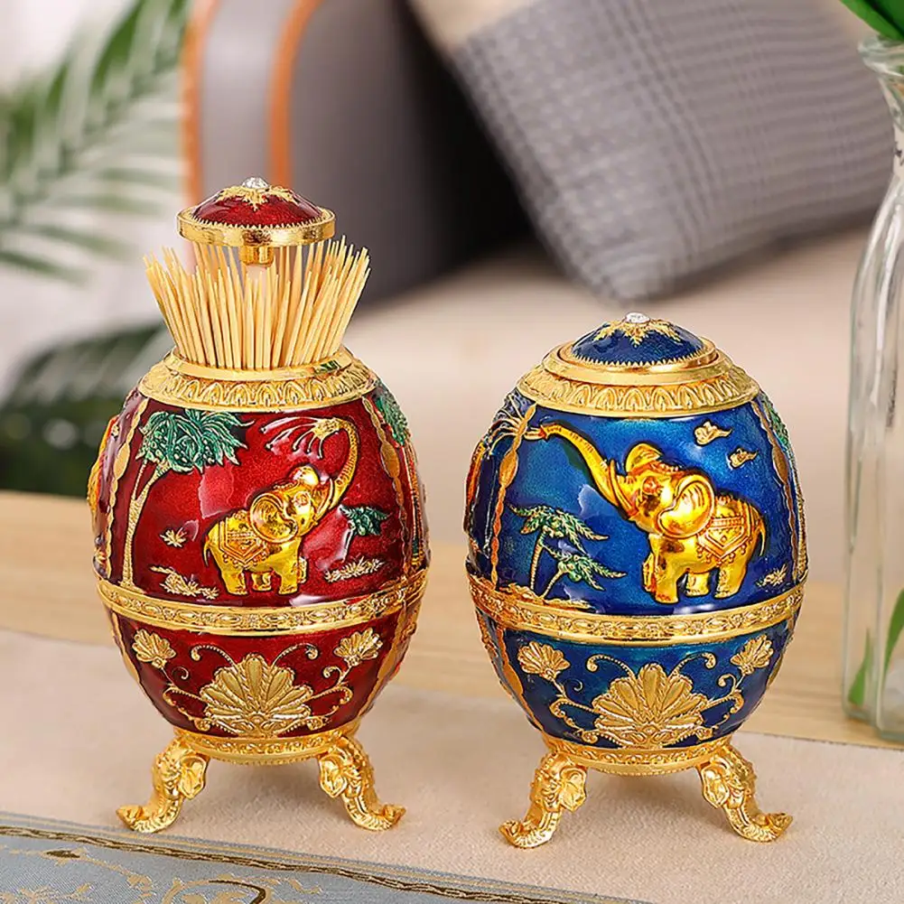 

Toothpick Dispenser European Style Toothpick Jar High-end Toothpick Holder Container