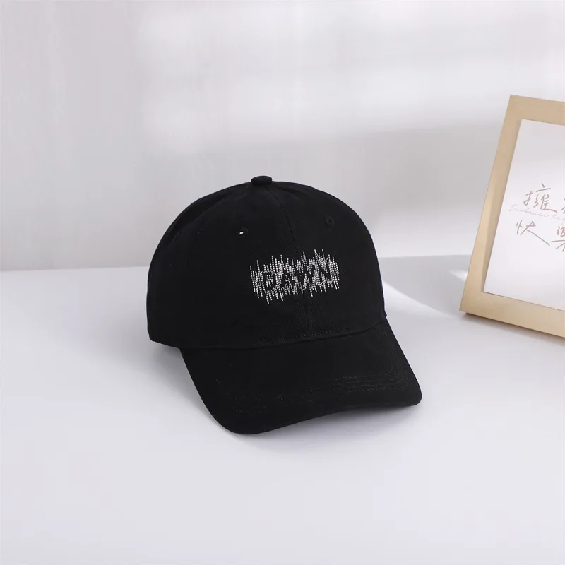 

New Embroidery Spring Summer Fashion Adjustable Curved Brim Baseball Caps Wide Brim Casual Cotton Hip-hop Men Women Trucker Hats