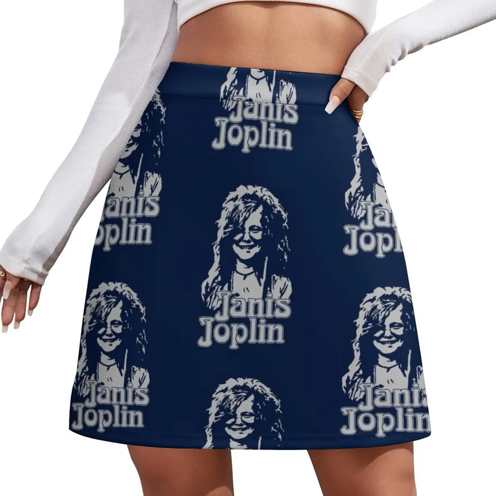 BnW Art of Janis Joplin унисекс мини-юбка одежда короткая юбка женская