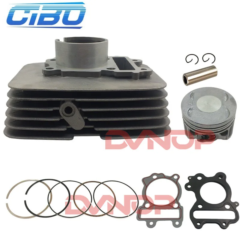 

Комплект цилиндров с поршневыми кольцами, Комплект прокладок для китайских мотоциклов Benelli QJ Keeway BJ125-3E TNT125 TNT135 TNT150, запчасти для мотоциклов