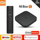 Аксессуары Xiami Mi Smart TV Box S 4K HDR Android TV потоковый медиаплеер и Google Assistant удаленный smart TV MiBox S