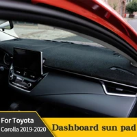 car dashboard sun pad for toyota corolla 2019 2020 dashmat mat sunshade carpet dash board auto car styling accessories
