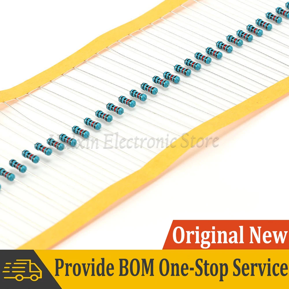 250 шт. 1/4 Вт 200R-4 3 К 1% металлопленочный резистор 0 25 сопротивление 200 220 270 330 360 470 560 620