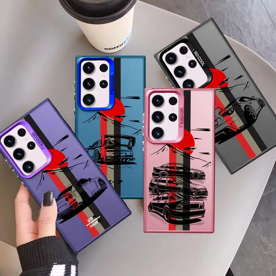 Чехол для телефона Japan JDM Sports Cars Samsung Galaxy S24 Ultra S22 Plus S21 FE Note 20 S20 S23 Luxury SCover