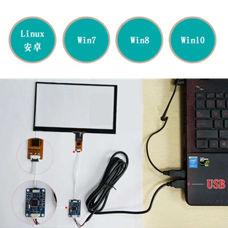 8 дюймов 192 мм * 116 мм Raspberry Pi Высокая совместимость универсальная навигация GT911 емкостный цифровой сенсорный экран панель Стекло (art.: 3920bb4bdde7e) - 3920bb4bdde7e