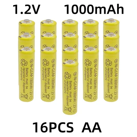 100% оригинал18650 1,2 В AA 1000 мАч Ni-Cd высококачественная аккумуляторная батарея lpega подходит для часов игрушек