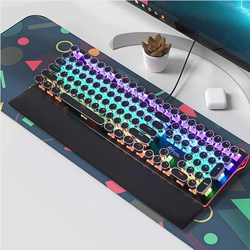 Клавиатура игровая Механическая с RGB-подсветкой 108 клавиш | Компьютеры и офис