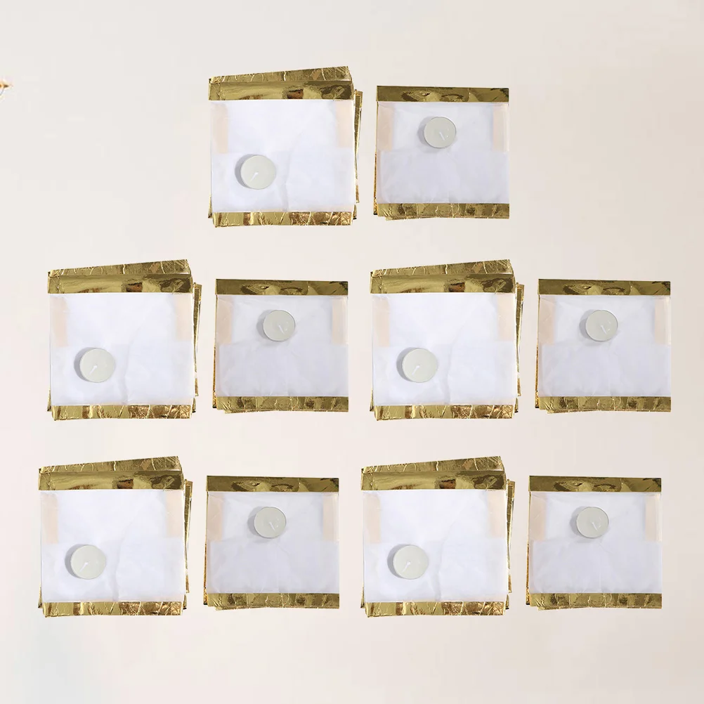 

10PCS Lanterns Wishing Lanterns Floating Square Lamp Square Floating Chinese Lamp