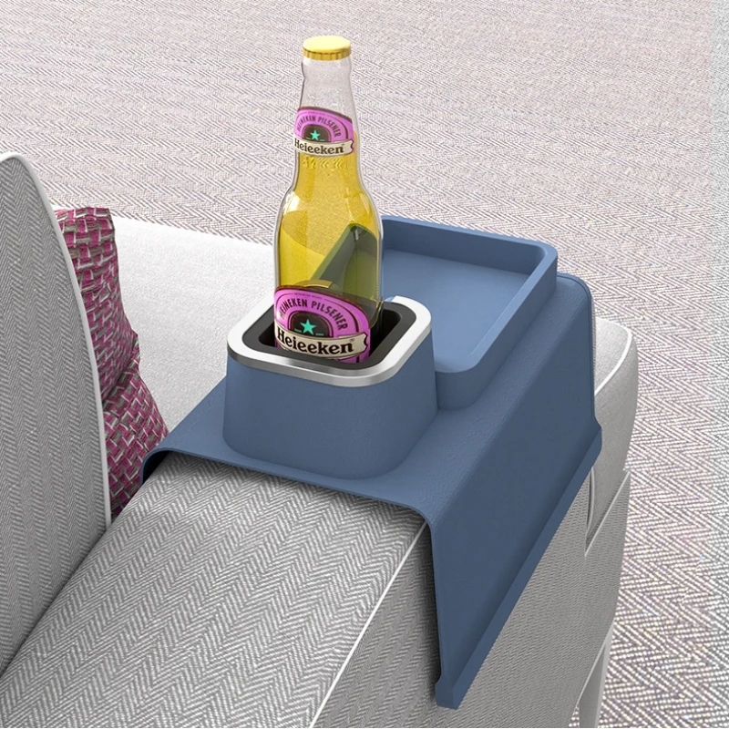 Подлокотник для дивана силиконовый нескользящий держатель чашки на диван