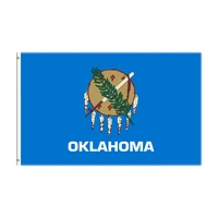 3x5 ft oklahoma flag polyester digital printed usa state banner