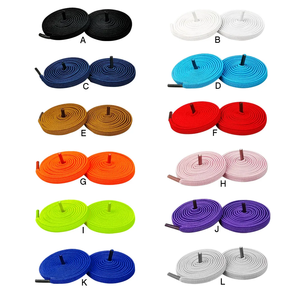 

1 Pair Shoelace Running Sneaker Shoe Lace Elastic Colored Shoelace Universal Shoe Accessories, Orange