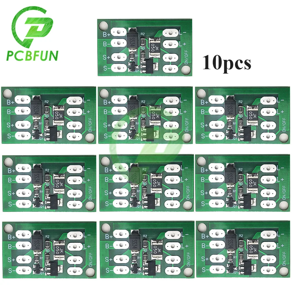 

1-10pcs Solar Charge Controller Auto Control Switch Circuit Board Lithium Battery Charging Board Courtyard Small Street Lamp