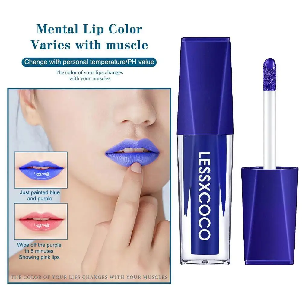 

Blue Rose Lipstick Temperature Color Changing Lip Moisturizing Long Lines Care Balm Cosmetics Lip Lip Reducing Lasting Natu J0N0