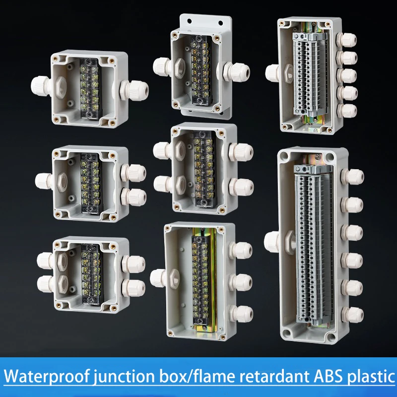 Внешний пластиковый распределительный шкаф на заказ Чехол, водонепроницаемый терминальный распределительный ящик, домашний монитор, электрический кабель, отверстие