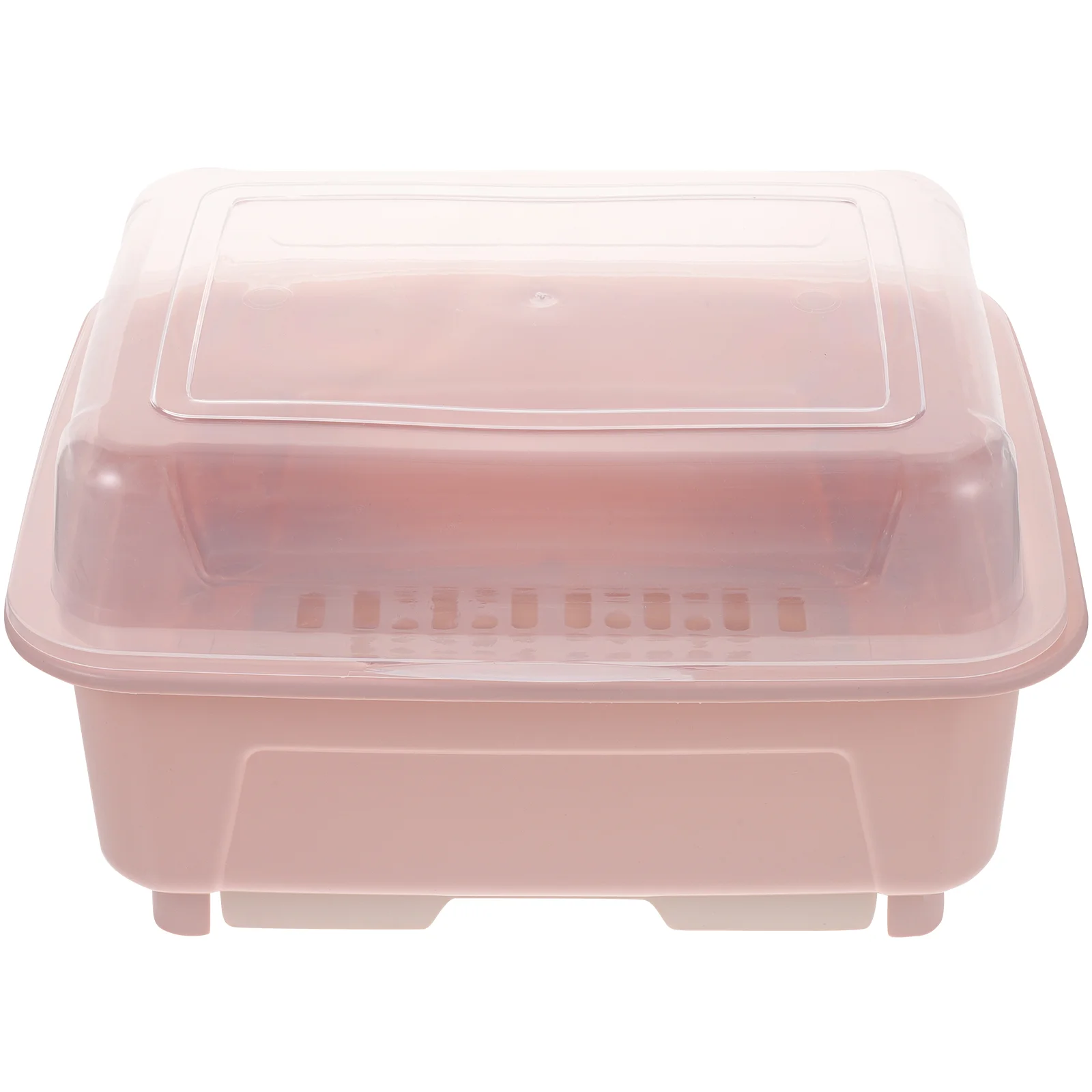 

Cutlery Storage Box Tableware Draining Holder Dish Drying Rack Cover Lid Convenient Drainer Household Sink Kitchen