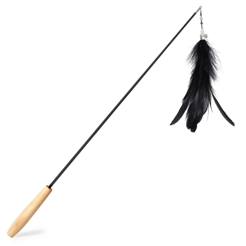 

Cat Wand Pipitao Carbon Fiber Rod To Enhance Toughness 80cm Solid Wood Handle Retractable Fairy Cat Wand