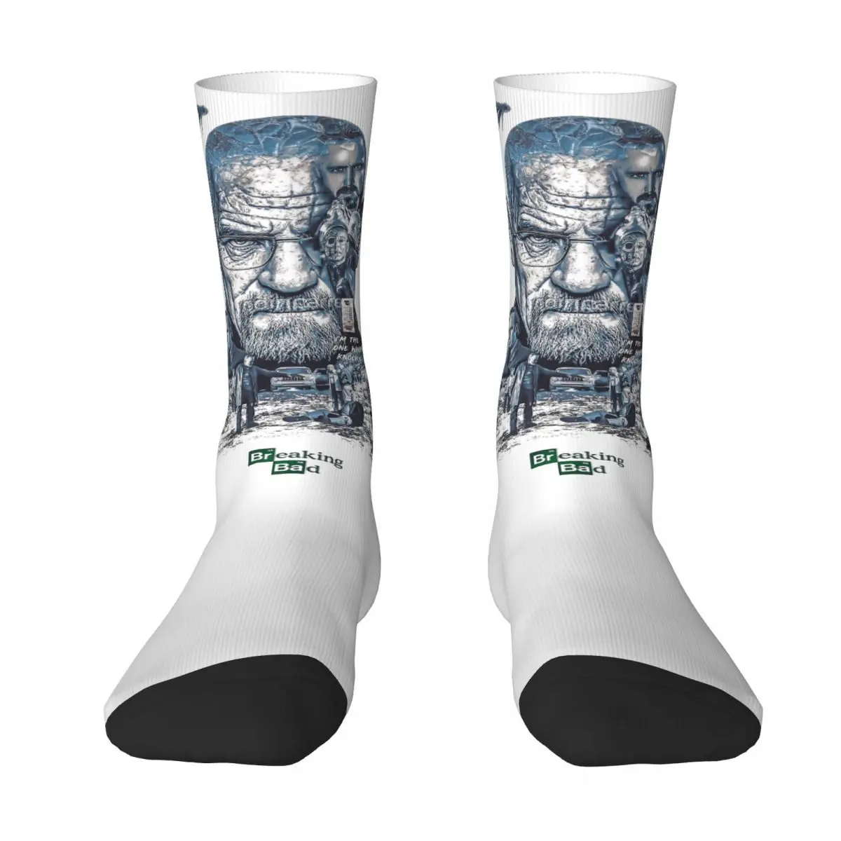 

Breaking The Bad Photographic Breaking Bad Stocking Vintage BEST TO BUY Funny Contrast color Infantry pack Elastic Socks