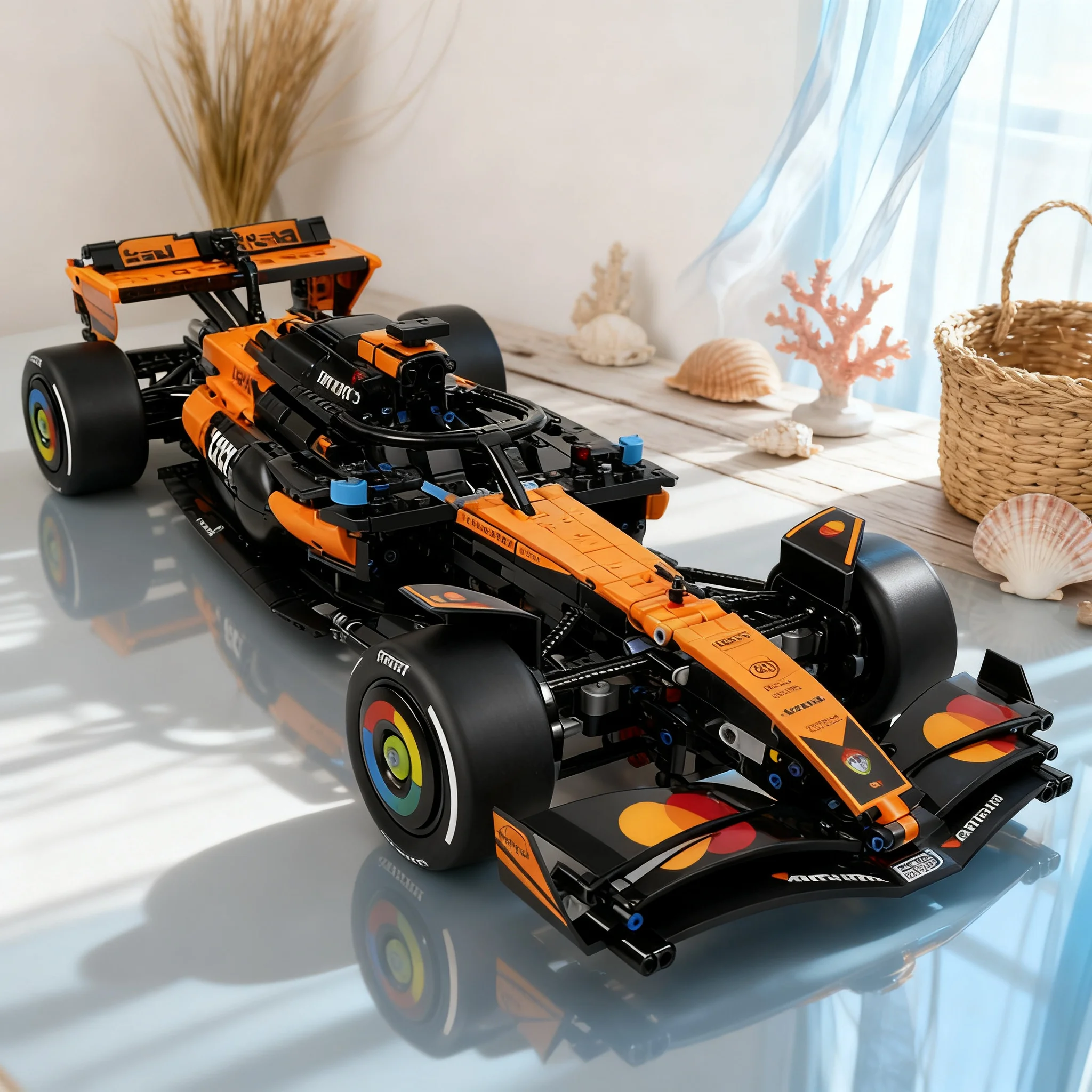 1841 деталь MOC Technical McLarened MCL39 F1 Car RC MOD с функциями питания и моторами, модель из строительных блоков, идея для рождественского подарка. (art.: 3920dd048e324) - 3920dd048e324