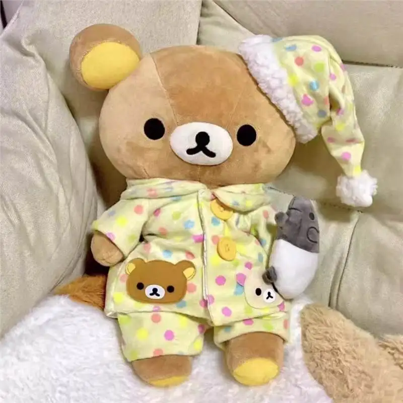 Rilakkuma пижамы плюшевые куклы мультяшные украшения для спальни периферийные