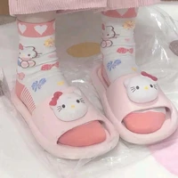 new sanrio womens socks hello kitty girl heart lolita kawaii korean japanese harajuku cute girls casual warm women stockings