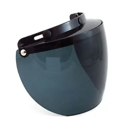 

New Sport Helmet 3 Snap Flip Shield For Motorcycle Helmet (Smoke)