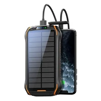 26800mah solar power bank pd 18w fast charging qi wireless charger powerbank for iphone 12 samsung s21 xiaomi with camping light