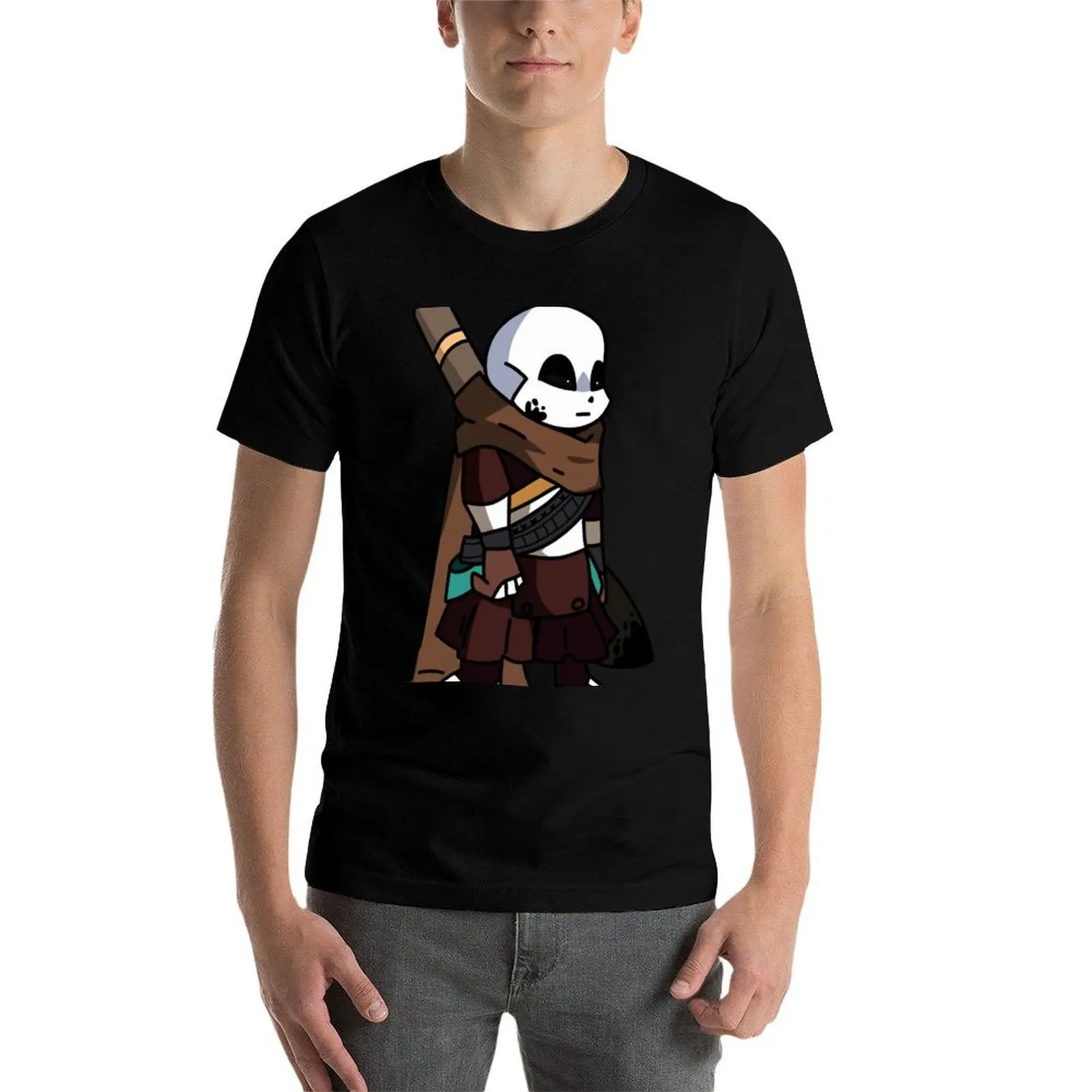 Фото Футболка Ink Sans FnF X-event mod, рабочая, повседневная, свободного кроя. №4